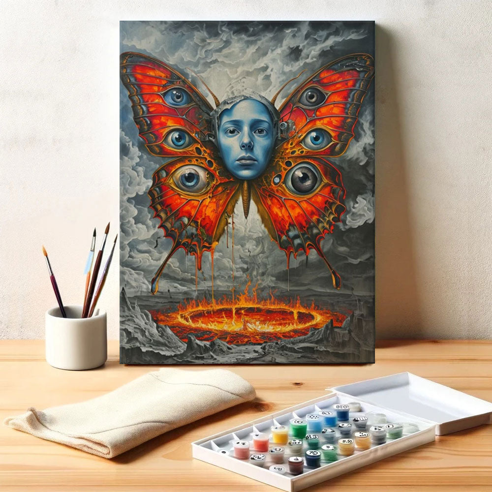 Inferno Butterfly | Paint by Numbers Kit