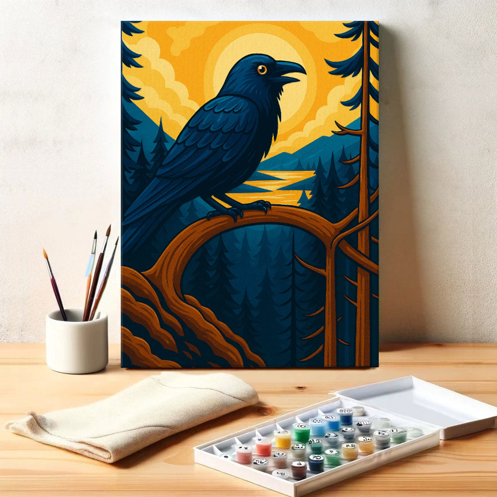 Forest Raven | Paint by Numbers Kit