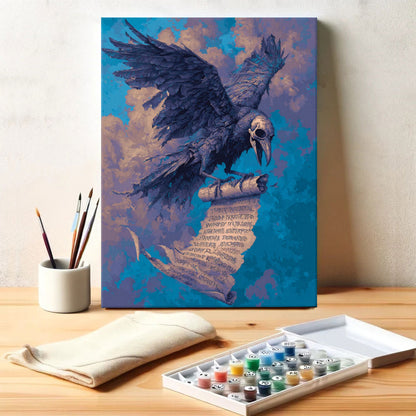 Raven's Message | Paint by Numbers Kit