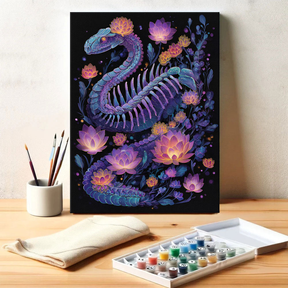 The Serpent's Bloom | Paint by Numbers Kit