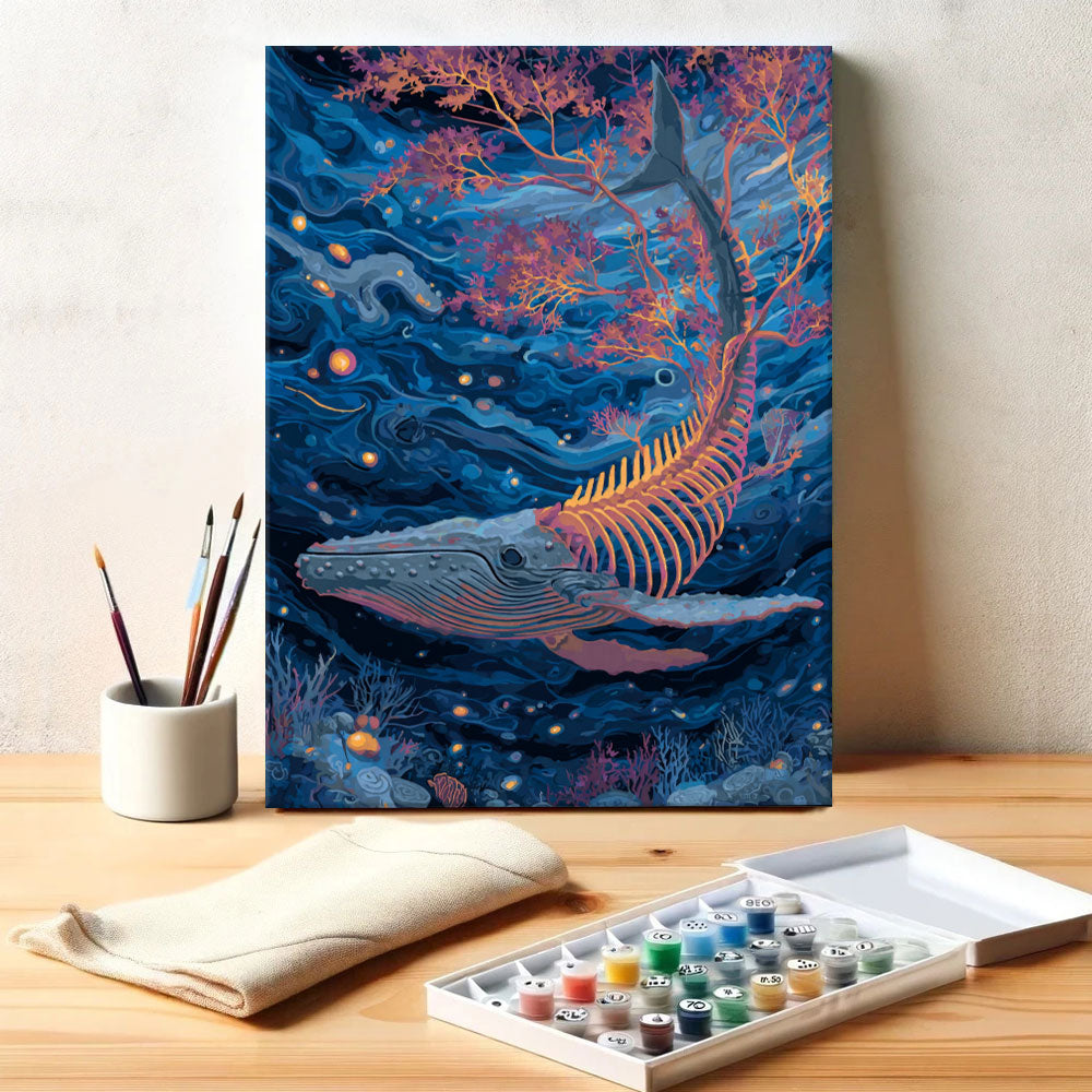 The Ghostly Whale | Paint by Numbers Kit