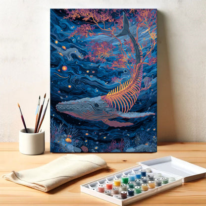 The Ghostly Whale | Paint by Numbers Kit