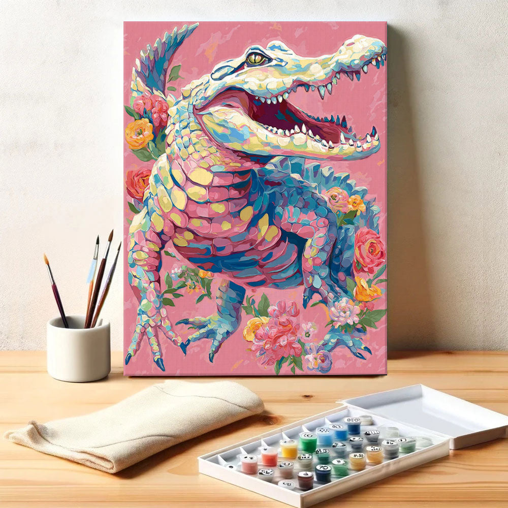 The Alligator's Smile | Paint by Numbers Kit