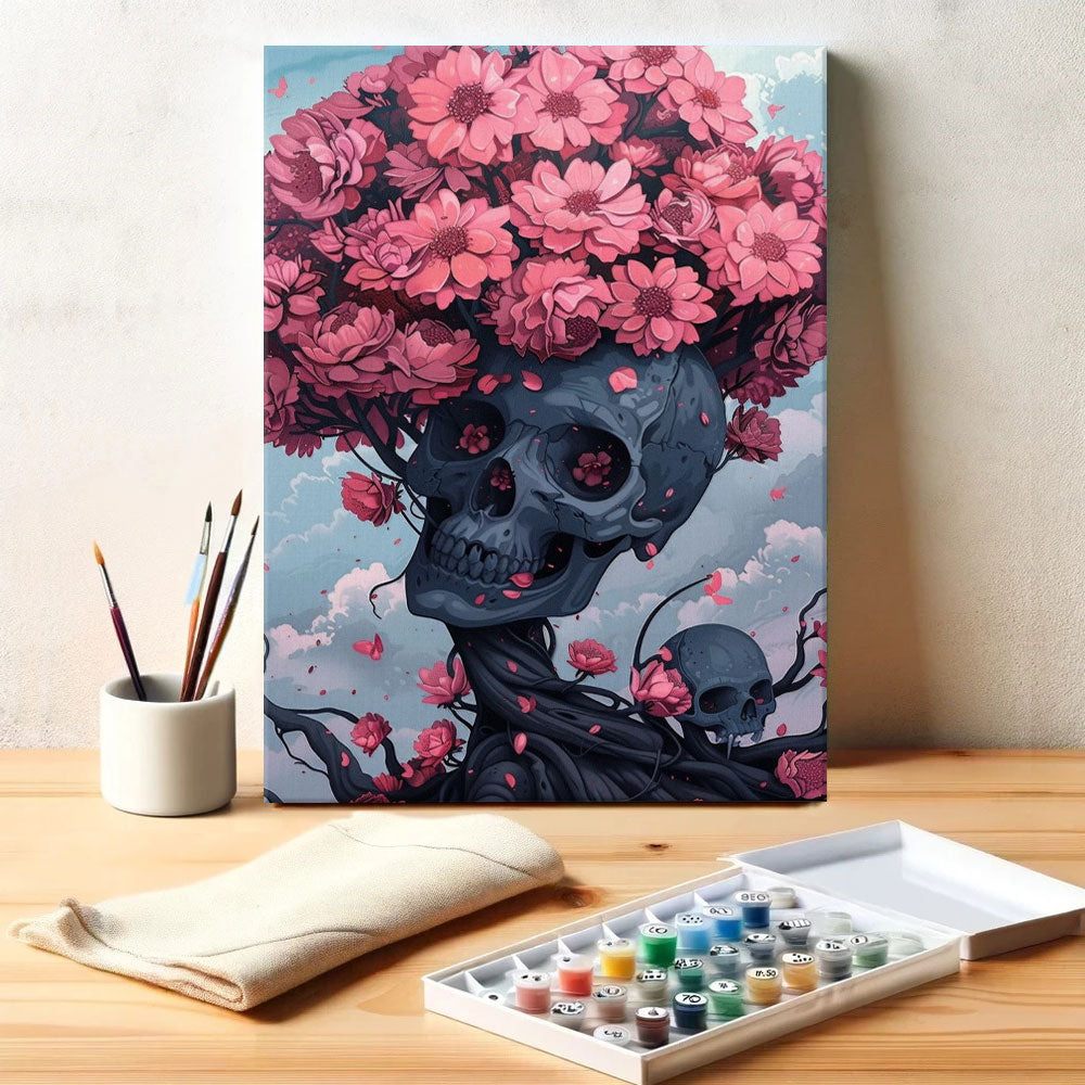 The Skull Garden | Paint by Numbers Kit