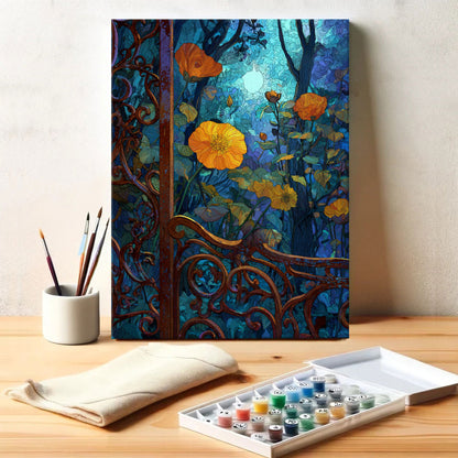 The Shadow Garden Bloom | Paint by Numbers Kit