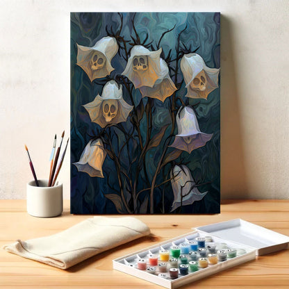 Ghoulish Bellflowers | Paint by Numbers Kit
