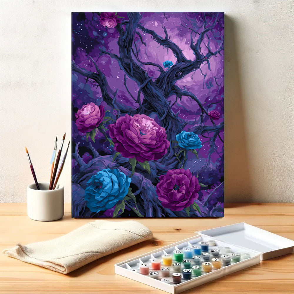 Midnight Thornbloom | Paint by Numbers Kit
