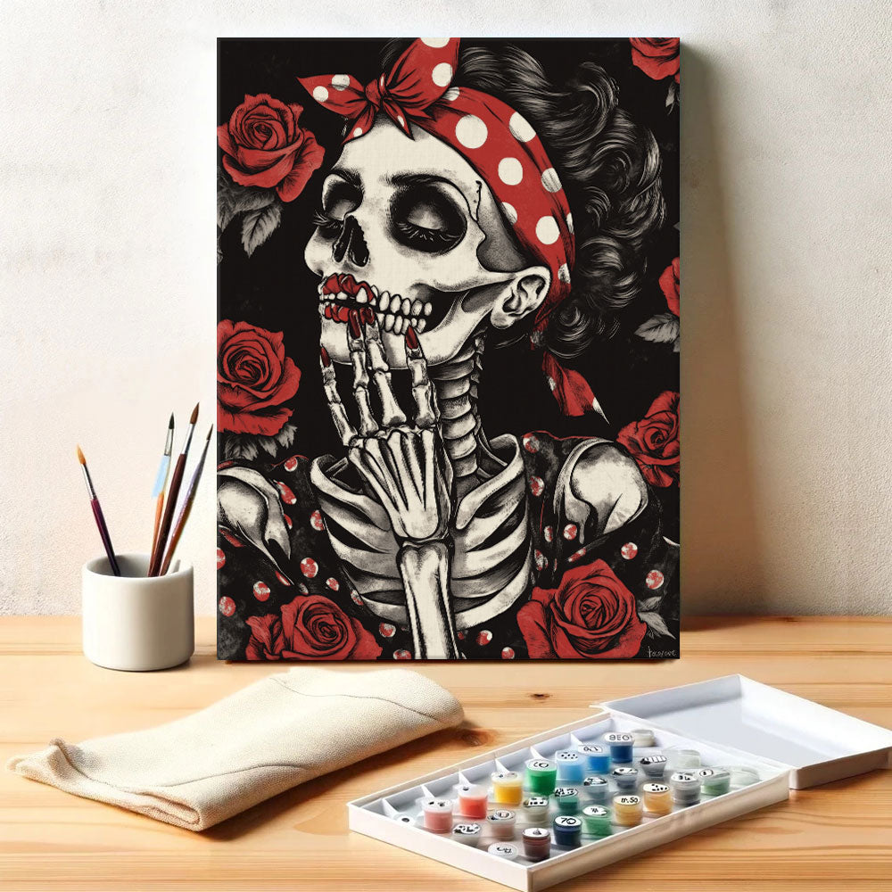 Vintage Skeleton | Paint by Numbers Kit
