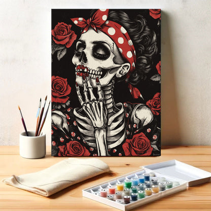 Vintage Skeleton | Paint by Numbers Kit