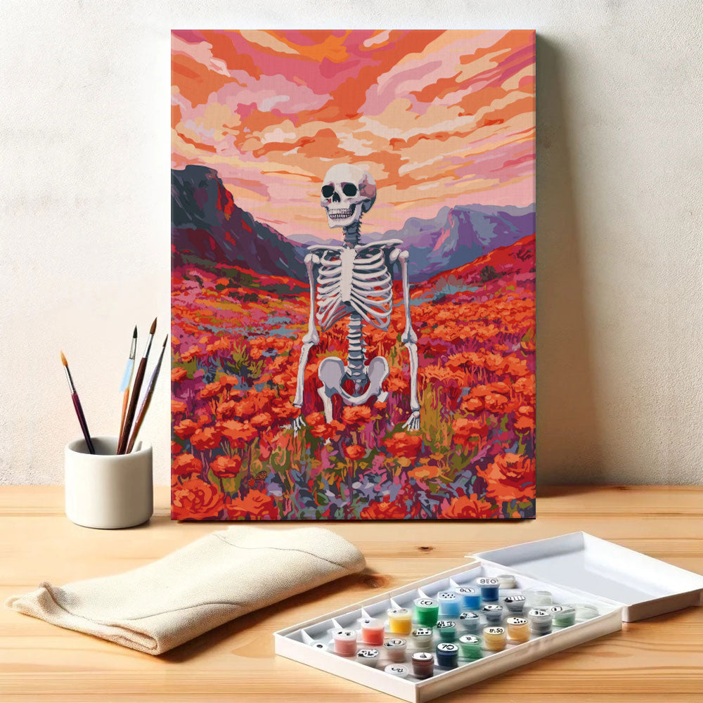 Flourish of Bones | Paint by Numbers Kit