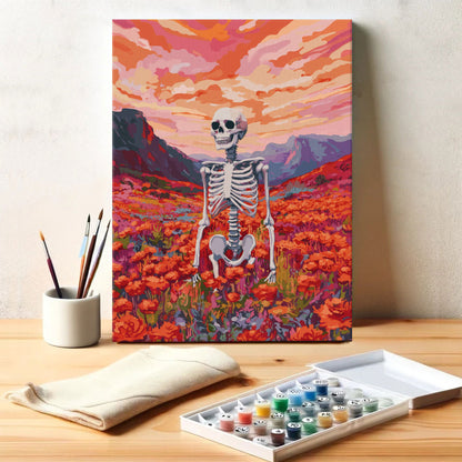 Flourish of Bones | Paint by Numbers Kit