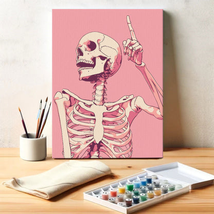 Skull Eureka Moment | Paint by Numbers Kit