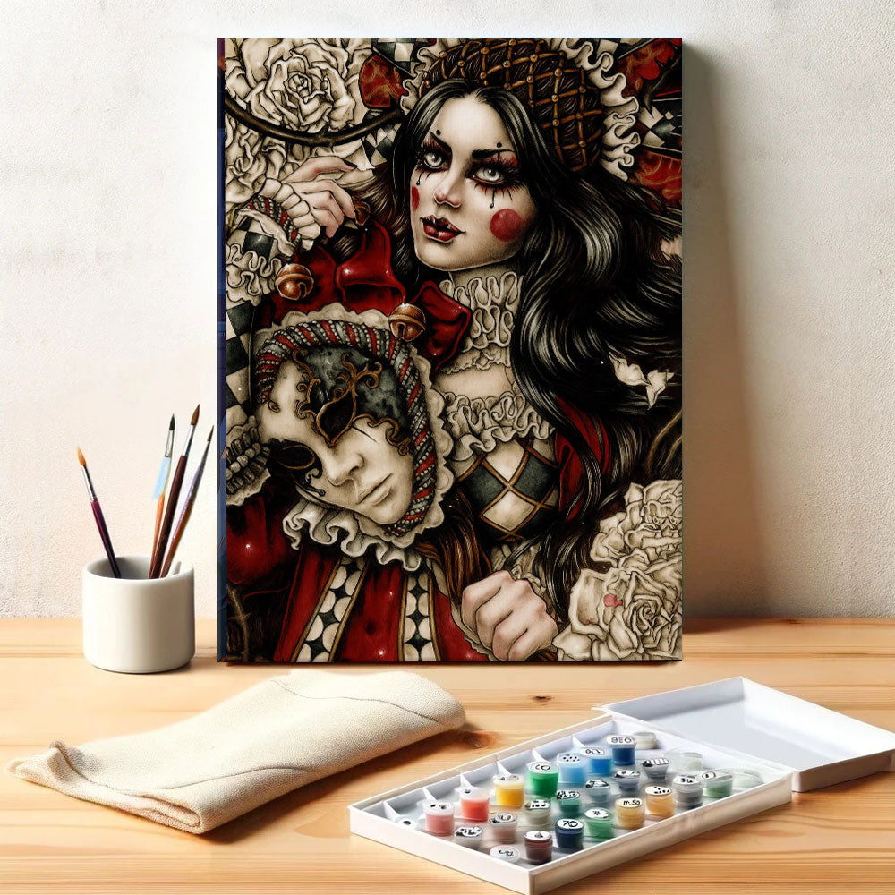 Harlequin's Secret | Paint by Numbers Kit