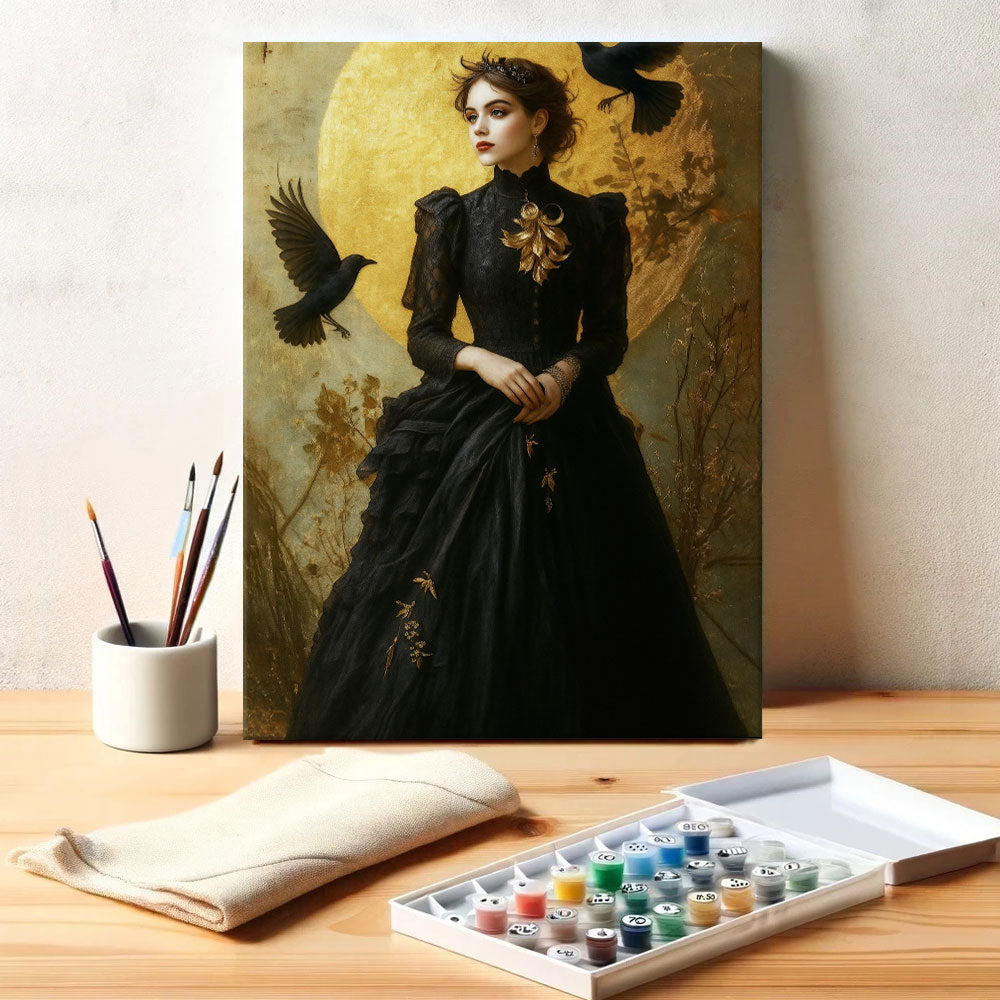 Dark Gothic Elegance | Paint by Numbers Kit