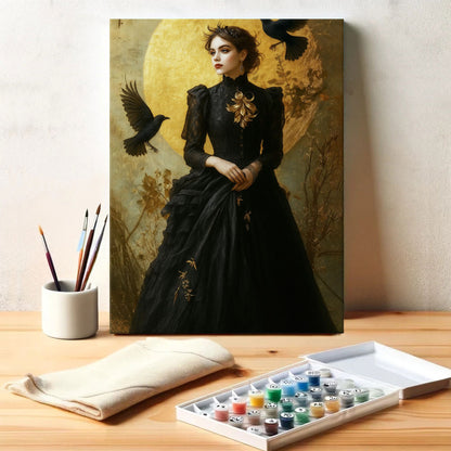 Dark Gothic Elegance | Paint by Numbers Kit
