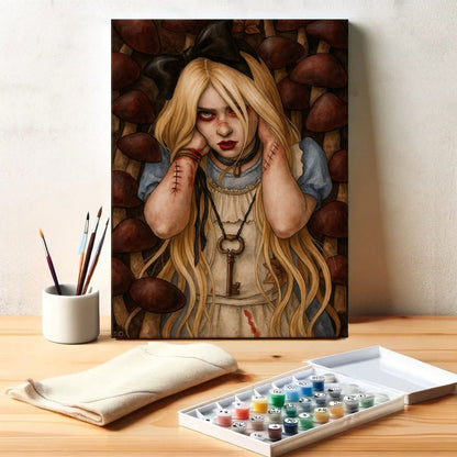 Horror Alice in Wonderland| Paint by Numbers Kit