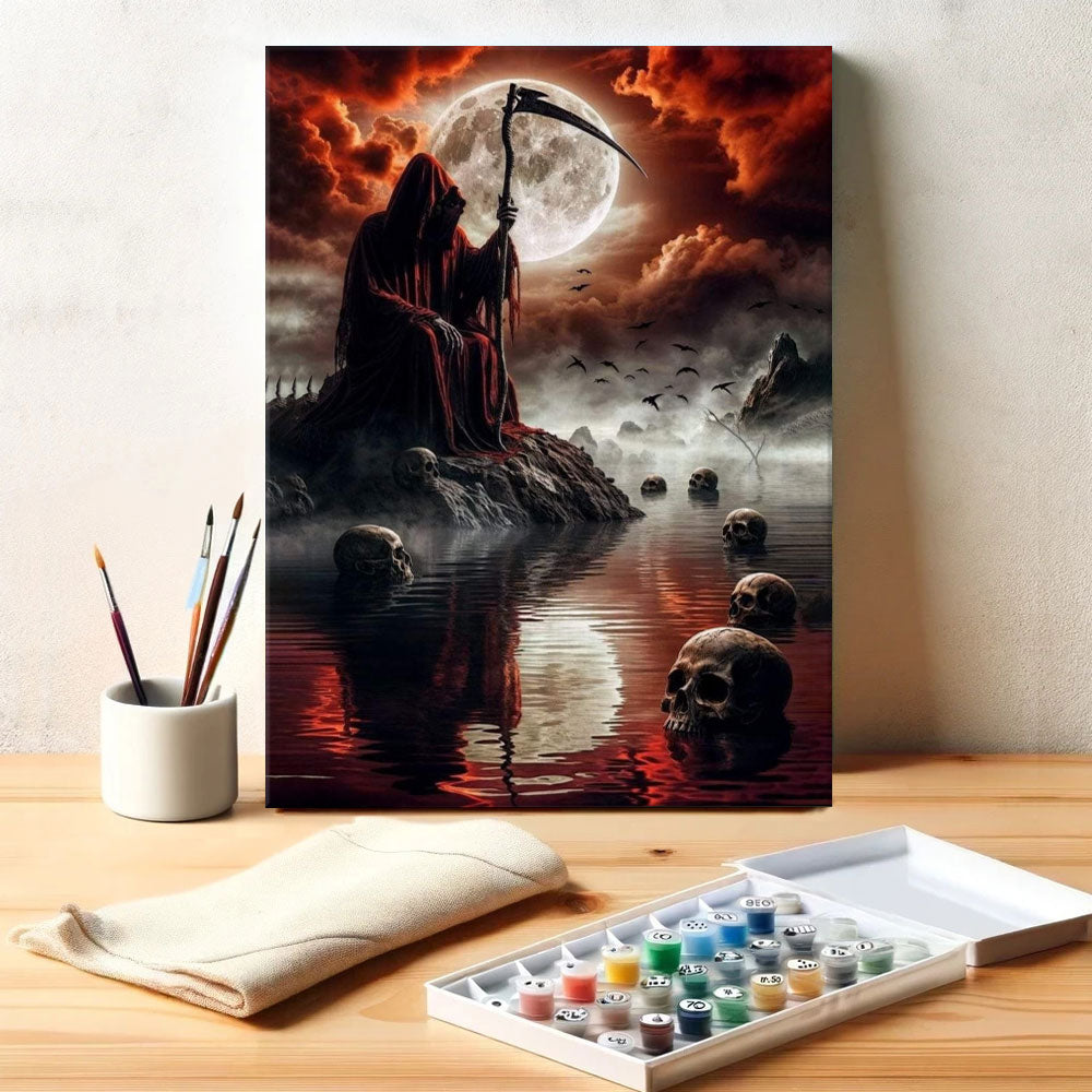Moonlit Reaper| Paint by Numbers Kit