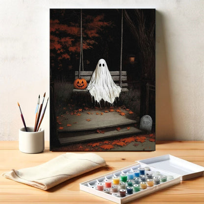 Ghost on the Swing | Paint by Numbers Kit