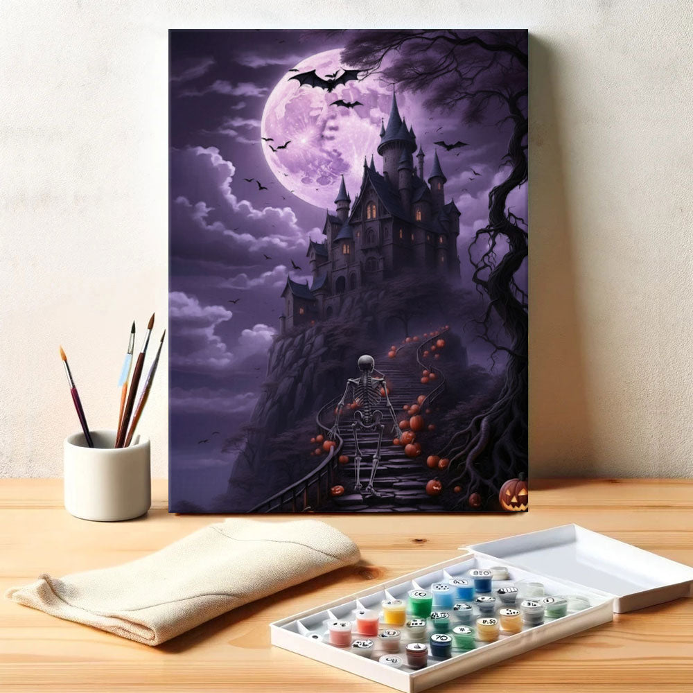 Stairway to the Macabre | Paint by Numbers Kit