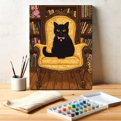 The Literary Cat | Paint by Numbers Kit