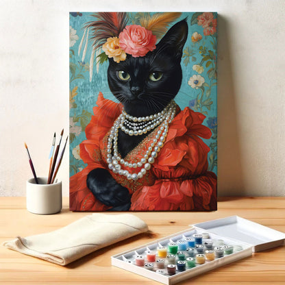 The Noble Cat | Paint by Numbers Kit