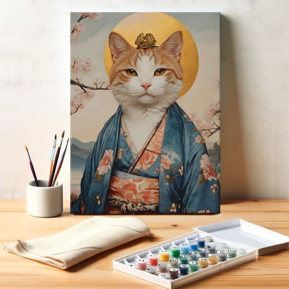 The Geisha Cat | Paint by Numbers Kit