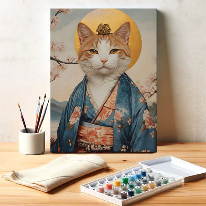 The Geisha Cat | Paint by Numbers Kit