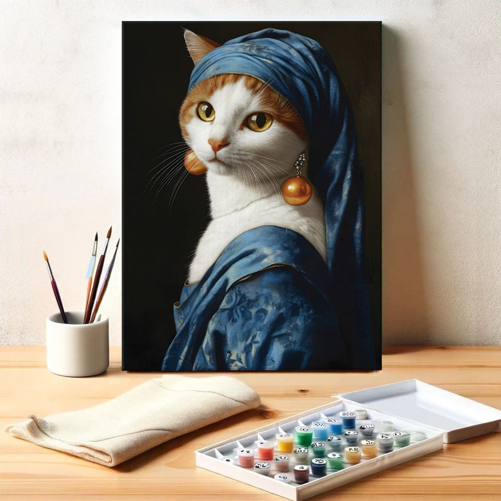 Mona Lisa Cat | Paint by Numbers Kit