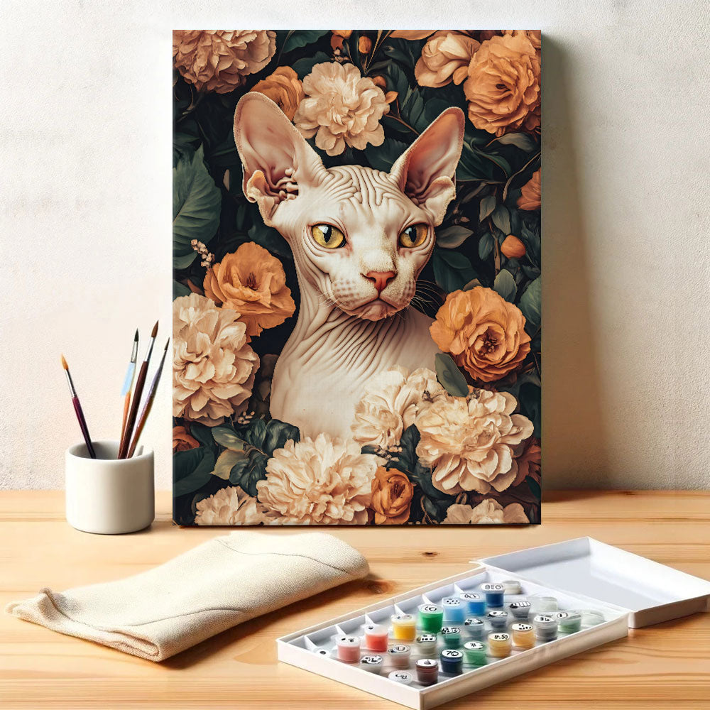 The Garden Sphynx | Paint by Numbers Kit