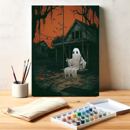 The Lonely Ghost | Paint by Numbers Kit