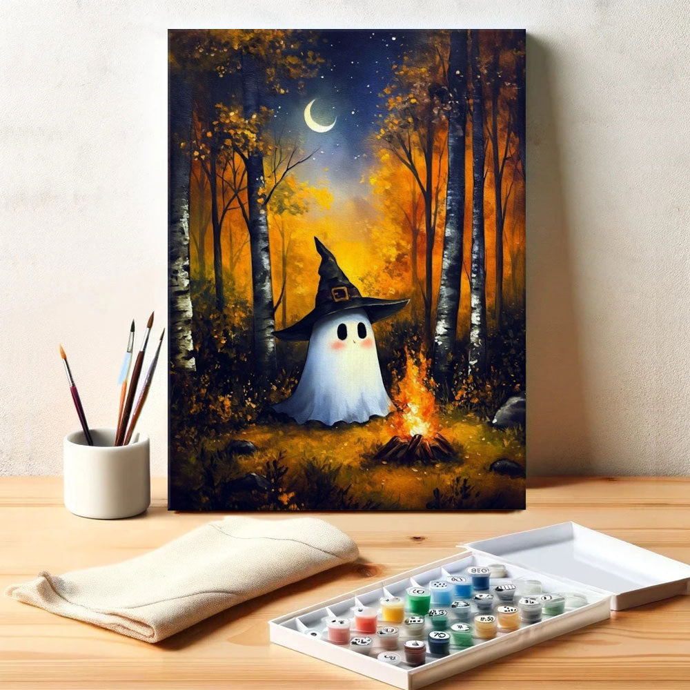 The Little Witch Ghost | Paint by Numbers Kit