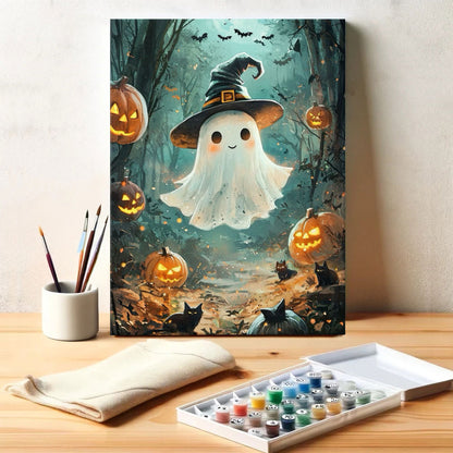 Spirit of the Pumpkin Woods | Paint by Numbers Kit