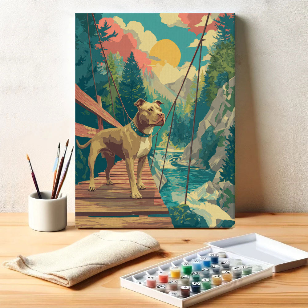 Rocky Mountain NP - Pitbull | Paint by Numbers Kit