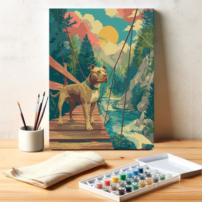 Rocky Mountain NP - Pitbull | Paint by Numbers Kit