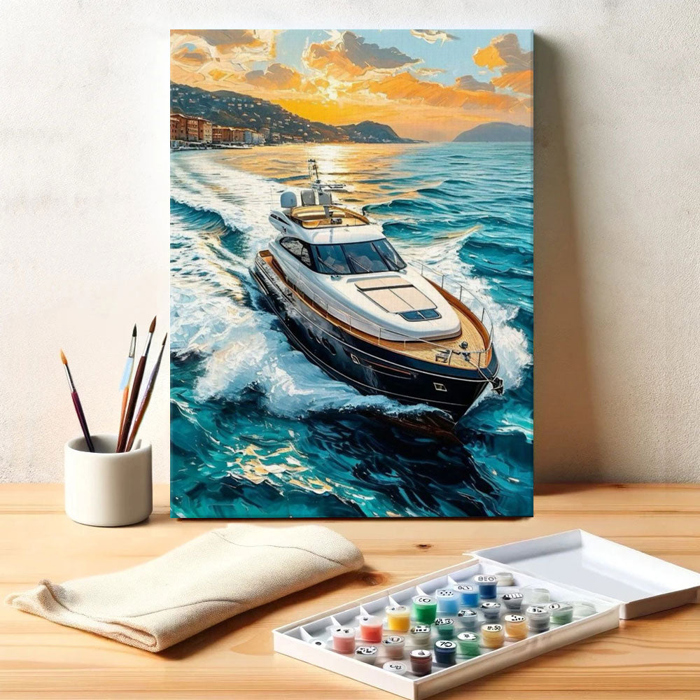 Sunset Cruise|Paint by Numbers Kit