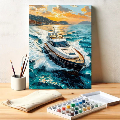 Sunset Cruise|Paint by Numbers Kit