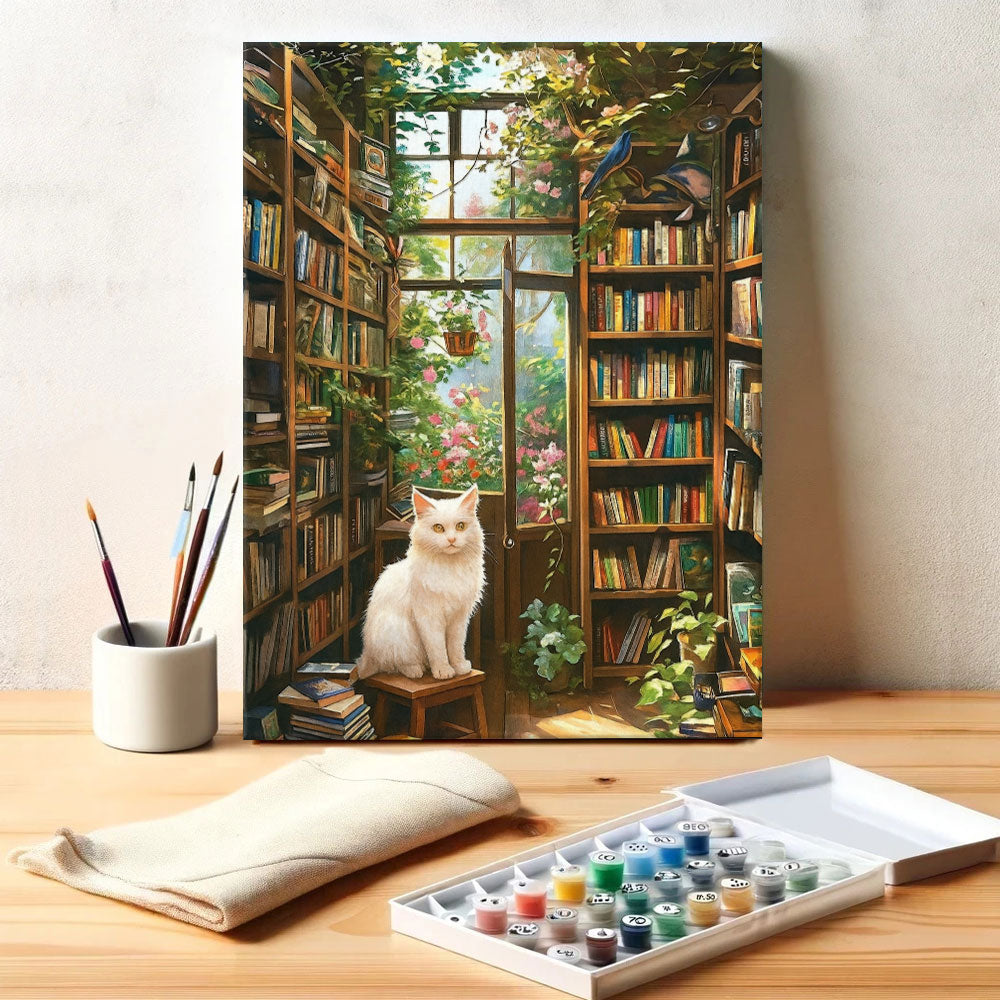 The Garden Library|Paint by Numbers Kit