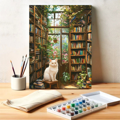 The Garden Library|Paint by Numbers Kit