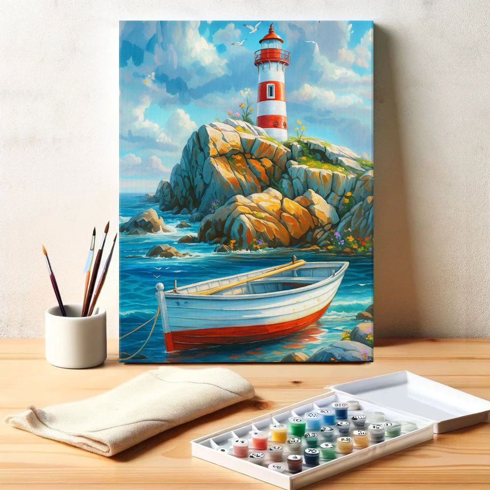 Harbor Light|Paint by Numbers Kit