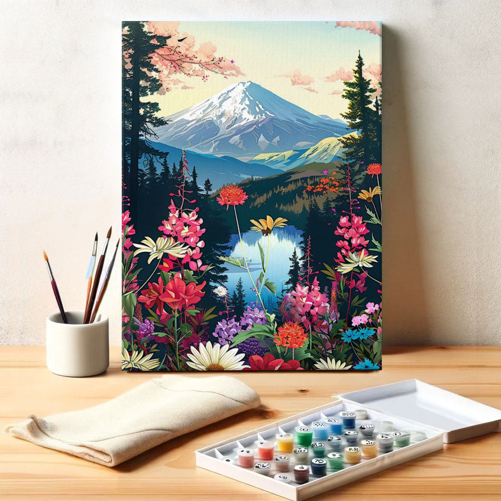 Fuji Mount|Paint by Numbers Kit