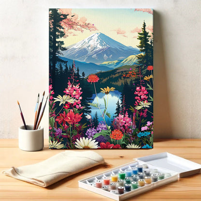 Fuji Mount|Paint by Numbers Kit