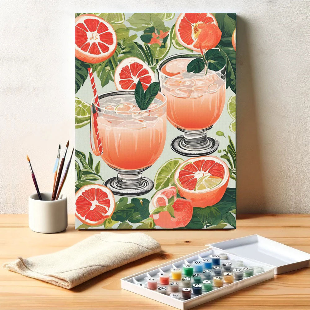 Grapefruit Summer|Paint by Numbers Kit