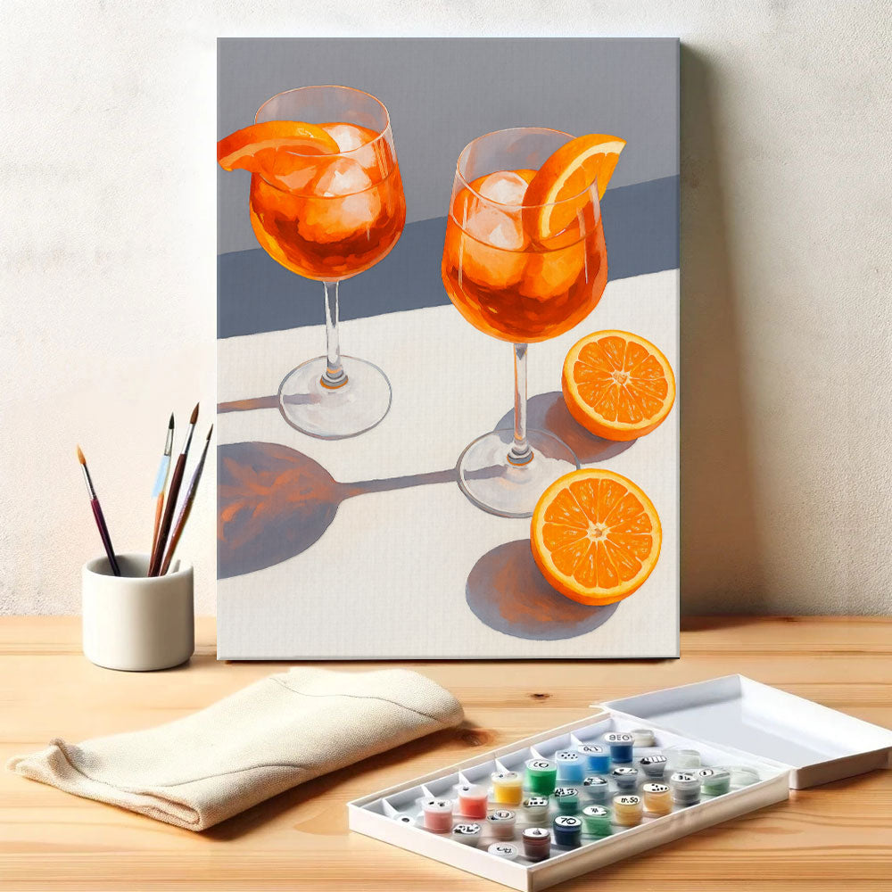 Orange Juice|Paint by Numbers Kit
