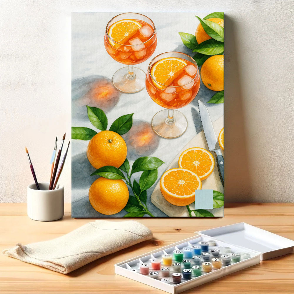 Orange Aperitif|Paint by Numbers Kit