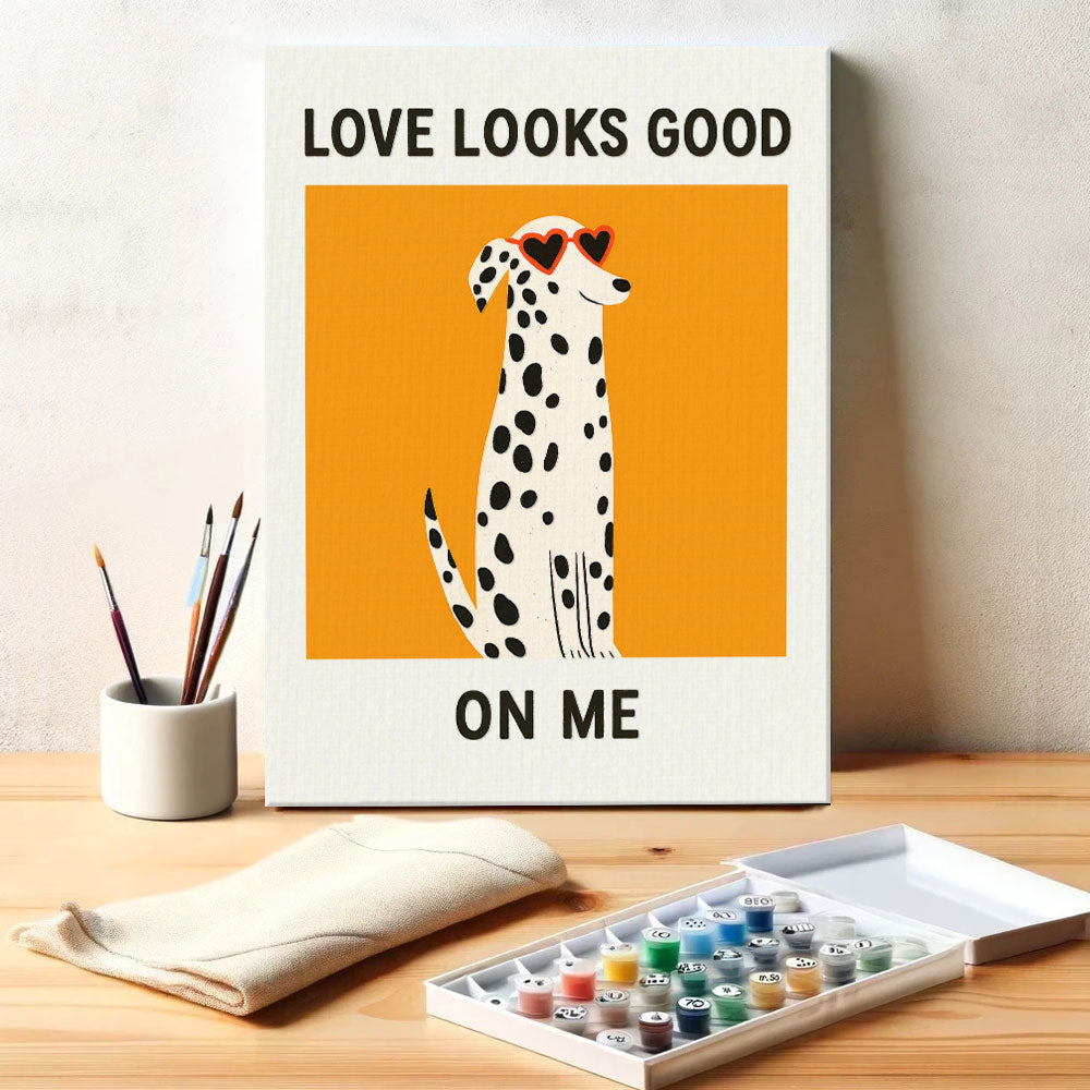 Loves Look Good On Me | Paint By Number Kit