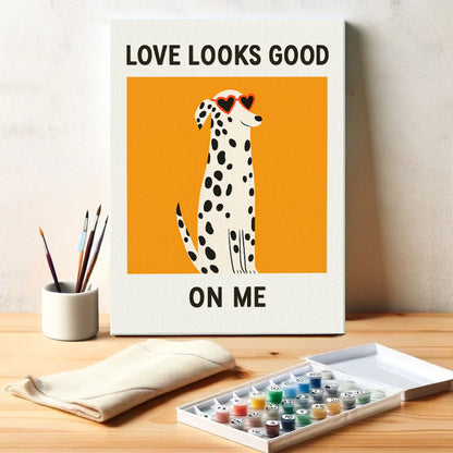 Loves Look Good On Me | Paint By Number Kit