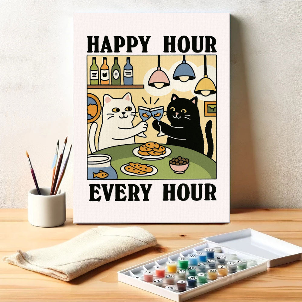 Happy Hour Every Hour | Paint By Number Kit