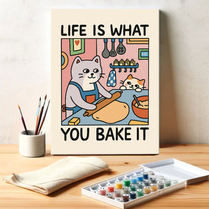 Life Is What You Bake It | Paint By Number Kit