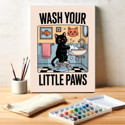 Wash Your Little Paws 2 | Paint By Number Kit