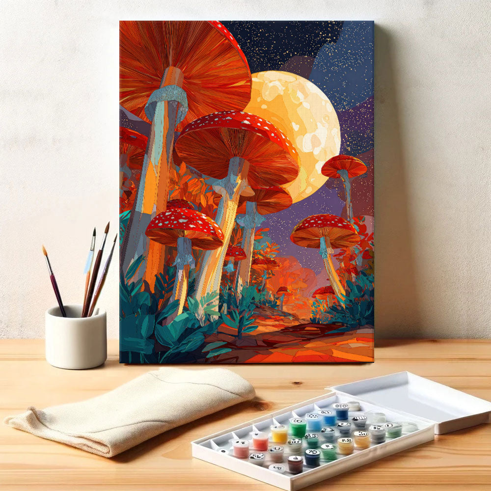 Cosmic Fungi | Paint by Numbers Kit